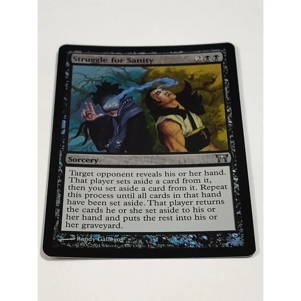 Unique MTG‎ Struggle for Sanity FOIL Champions of Kamigawa Swamps SEE PICS📸